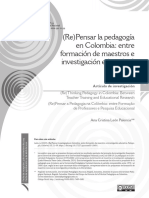 (Re) Pensar La Pedagogía en Colombia