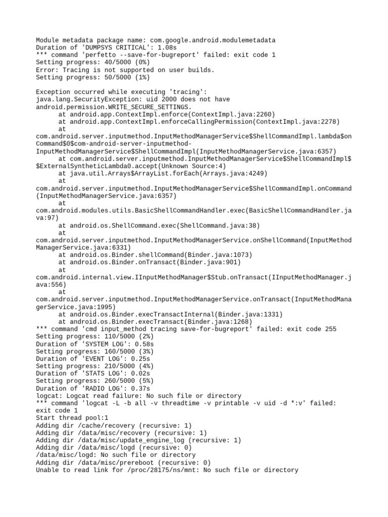 Java Command Execution Errors | PDF | Java (Programming Language ...