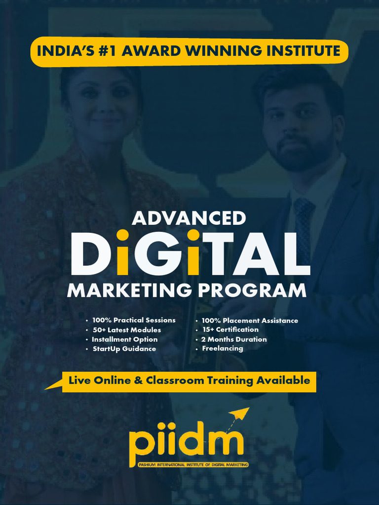 PIIDM Digital Marketing Course Overview | PDF | Search Engine ...
