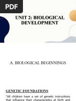 Unit 2 Biological Development