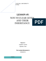 Lesson 5 - Non Nuclear Genes & Their Inheritance