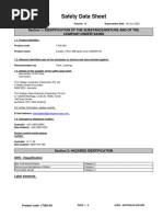 Suma Bac D10 Safety Data Sheet | PDF | Dangerous Goods | Toxicity