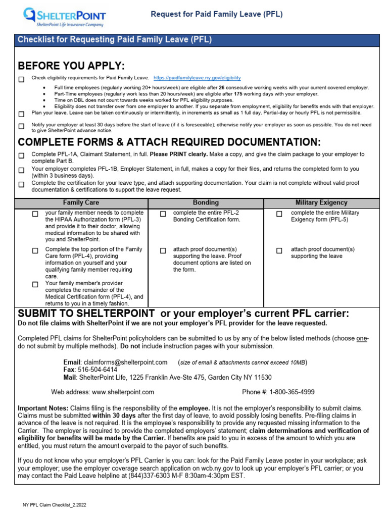 Paid Family Leave Request Guide | PDF | Race And Ethnicity In The ...