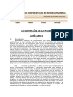 LA SITUACION DE LA MUJER EN LA LEGISLACION GUATEMALTECA. 1° Compr.