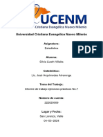 Informe de Trabajo Ejercicios Prácticos No.7 - 222020009