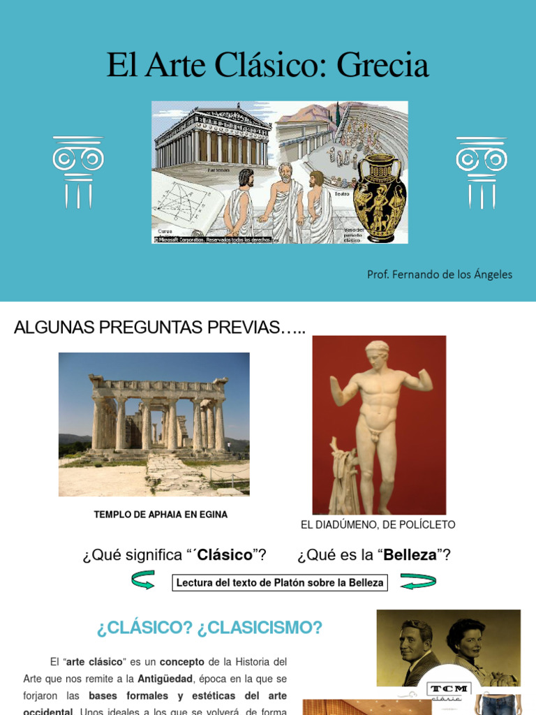 Historia Del Arte en La Antigua Grecia | PDF | Antigua Grecia ...