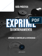 Exprime Tu Entrenamiento