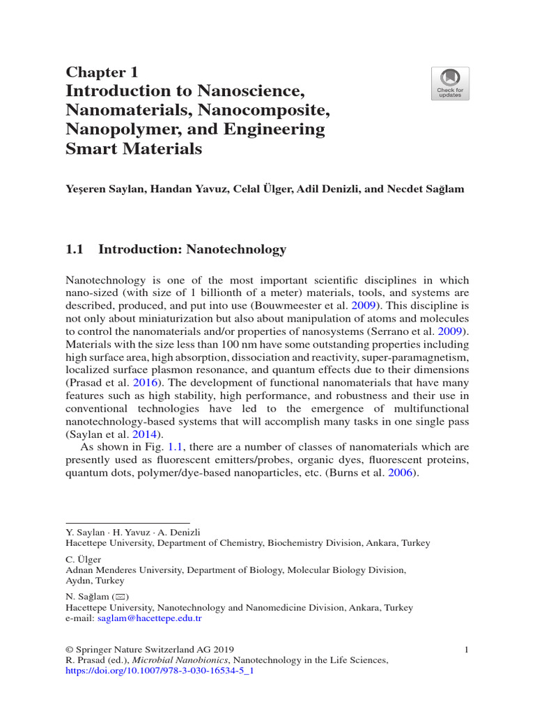 Introduction to Nanotechnology Concepts | PDF | Nanotechnology ...