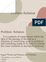 Problem Solution