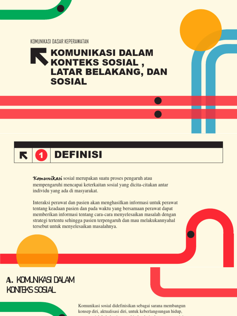 Komunikasi Dalam Konteks Sosial, Latar Belakang | PDF