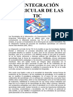 LA INTEGRACIÓN CURRICULAR DE LAS TIC