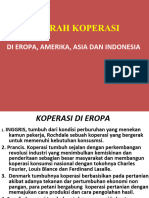 Sejarah Koperasi: Di Eropa, Amerika, Asia Dan Indonesia