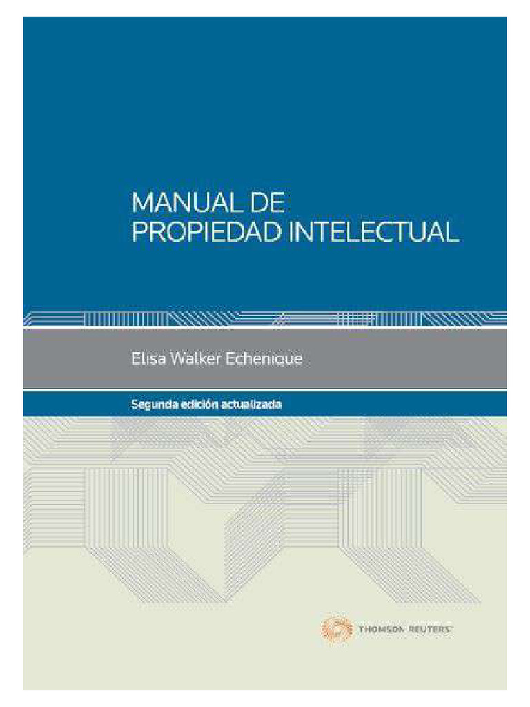 Manual de Propiedad Intelectual | PDF | Derechos de autor | Patentar