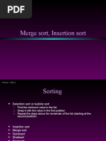 Insertion Merge Sort