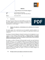 Minuta Catálogo de Derechos de Los Pueblos Indígenas