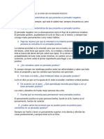 Autoevaluación Capítulo 10 Como Ser Un Pensador Positivo