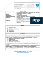 Acta Pi1944 Preparacion de Soluciones Desinfectantes y Protocolo de Limpieza TH