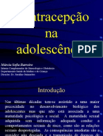 ContracepÇÃo Na AdolescÊncia