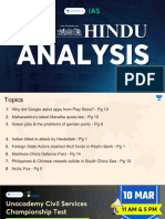 The Hindu Analysis 6th March