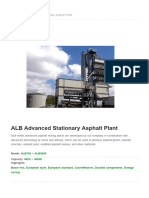 نسخة Advanced Stationary Asphalt Batching Plant ALB
