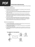 Architecture of Web Application