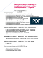 Lista de Procedimentos