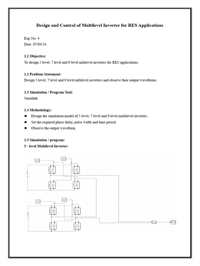 Lab4 Inverter F | PDF | Power Inverter | Power (Physics)