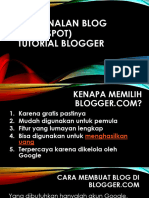 Pengenalan Blog (Blogspot)