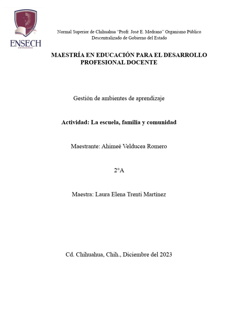 Colaboración Escolar y Familiar | PDF | Maestros | Escuelas