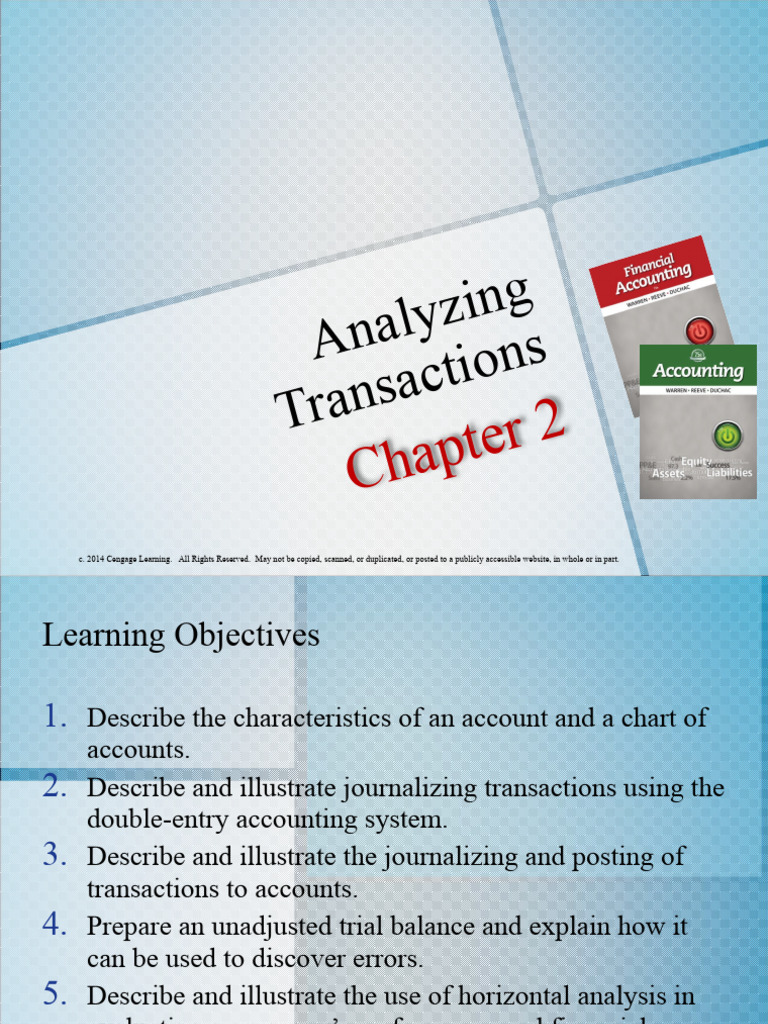 Ch02 WRD25e Instructor | PDF | Debits And Credits | Equity (Finance)