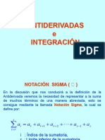 Antiderivadas e Integración