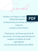 Pack Canva para Psicologia Infantil