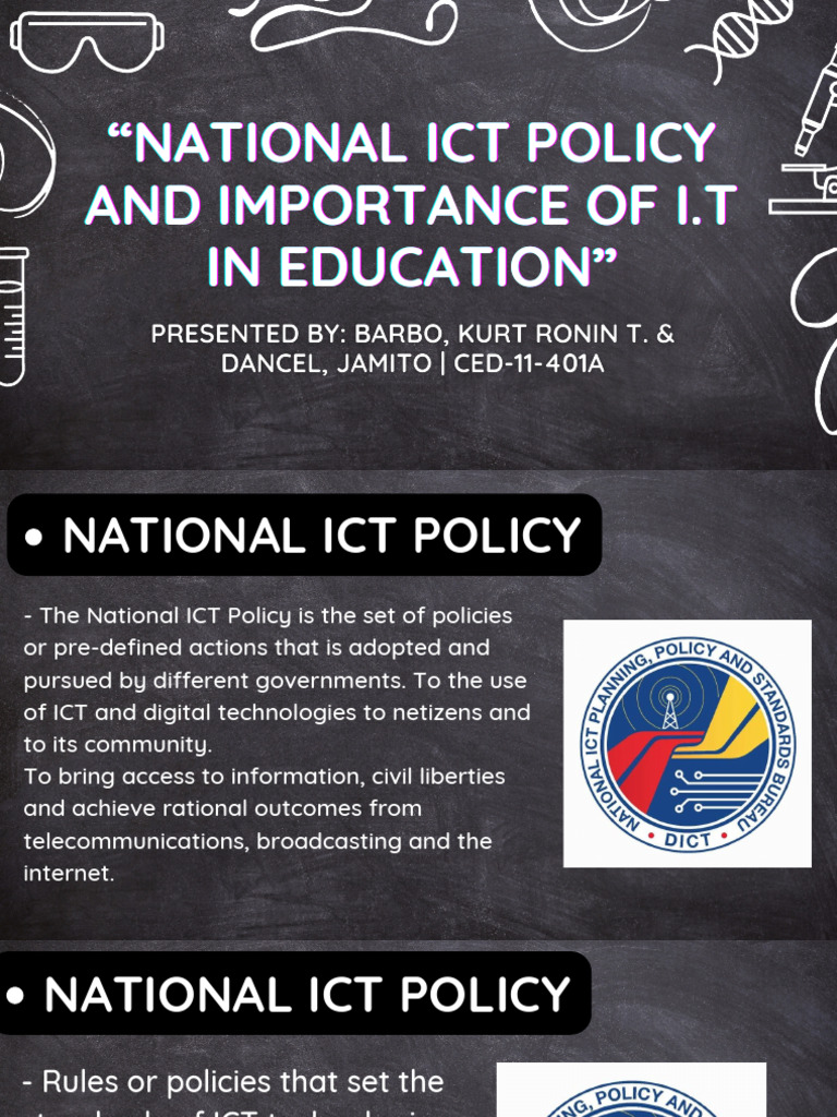 National ICT Policy in Education | PDF | Information And Communications ...