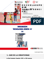 01 Sesión - Conceptos Basicos, Cratividad, Innovación, Tecnologia, Innovacion Tecnologica.