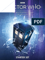 Doctor Who 2e (CB71305) Starter Set - Box Lid and Quick Reference