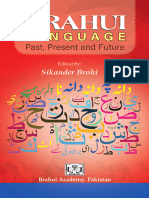 BRAHUI LANGUAGE Past Present and Future