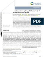 Toward Chemical Recycling of PU Foams Study of The Main Purification Optionsanalyst