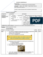 Sesion de Aprendizaje - Conocemos La Sociedad de La Cultura Chavin"