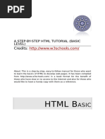 A Step-By-step HTML Tutorial (Basic