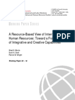 1-4. A Resource-Based View of International Human Resources Toward A Framework