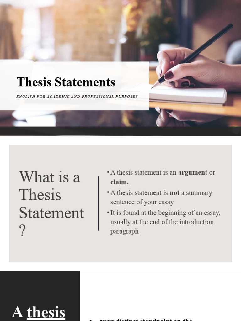 Thesis statements and what to avoid revision pdf argument essays