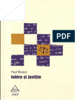 RICOEUR RO Paul Ricoeur - Iubire Și Justiție, ART 2009