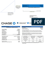 Chase Credit Card Statement