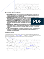 Dissertation Topics For Information Systems Management