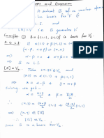 Basis and Dimension Part 1 25 Feb 2