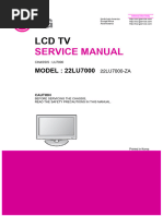 LG Ch. LU7000 22LU7000-ZA Service Manual