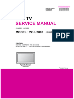 LG Ch. LU7000 22LU7000-ZA Service Manual