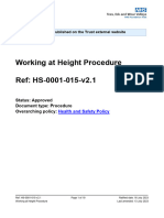 Working at Height Procedure