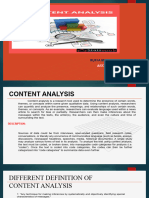 Content Analysis