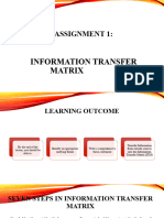 WK 5 Information Transfer Matrix